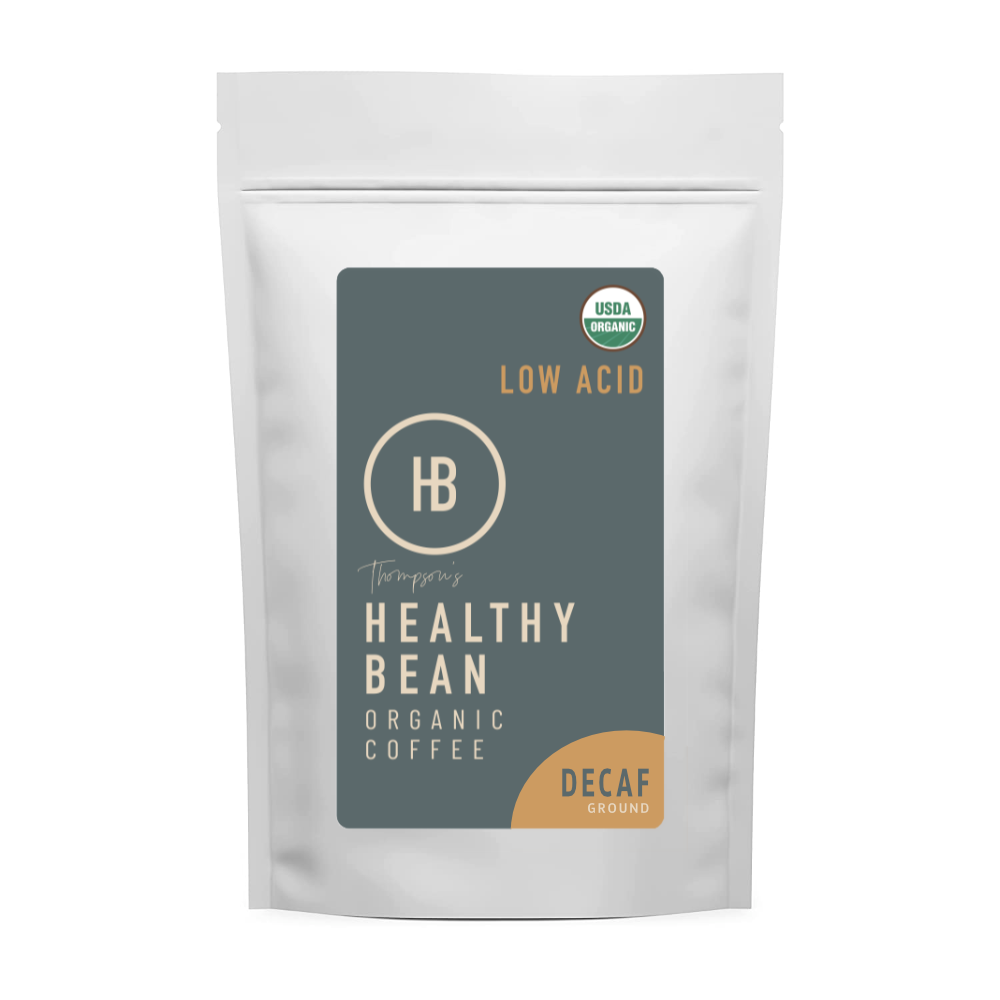 Healthy Bean Coffee | Decaf (Dark-Roast) Coffee | Ground