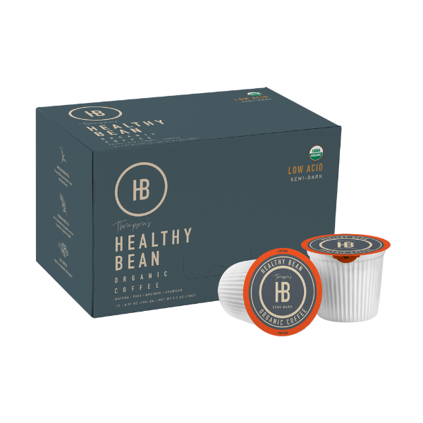 Healthy Bean Pods | Low Acid Superfood Coffee (Semi-Dark Roast)