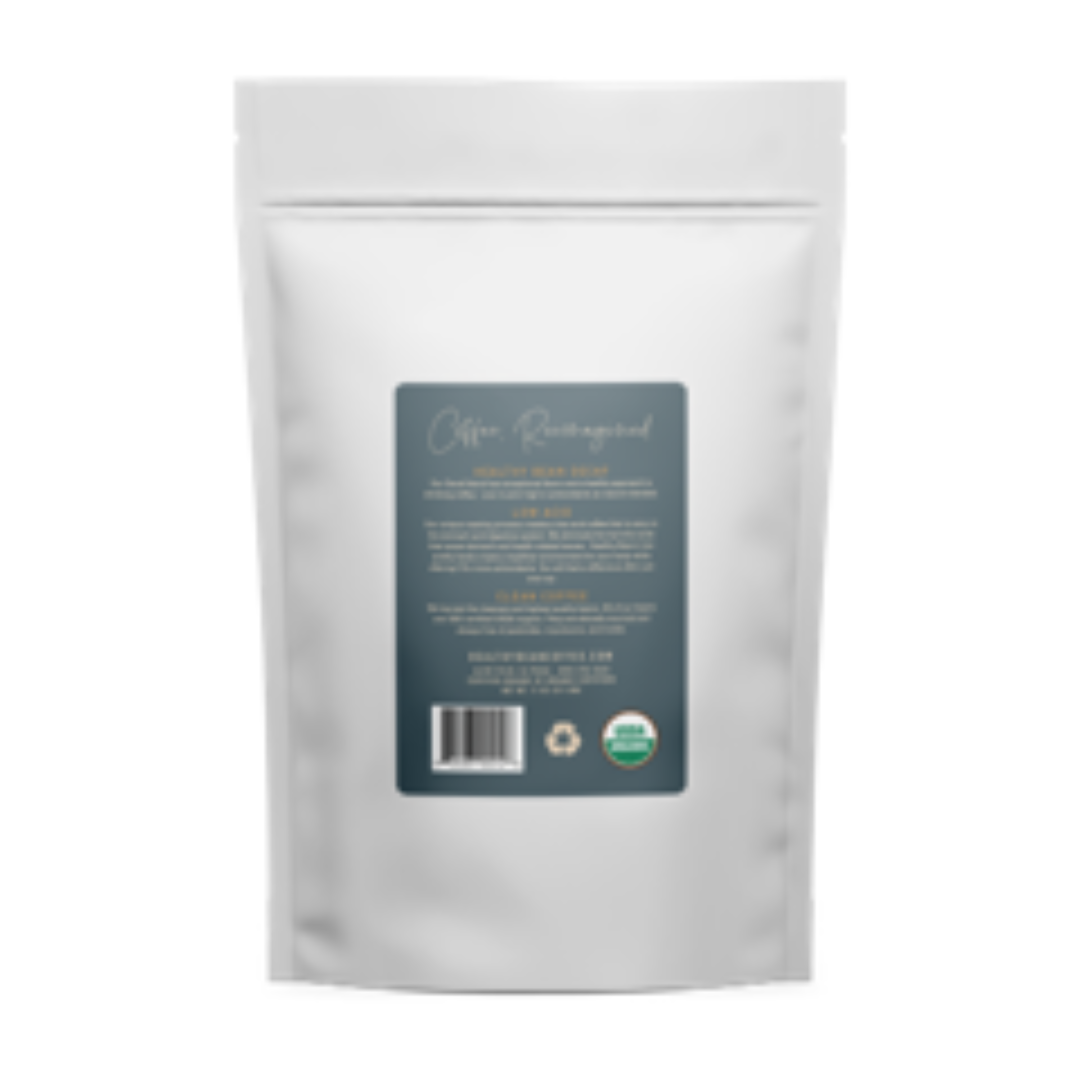 Healthy Bean Coffee | Decaf (Dark-Roast) Coffee | Ground