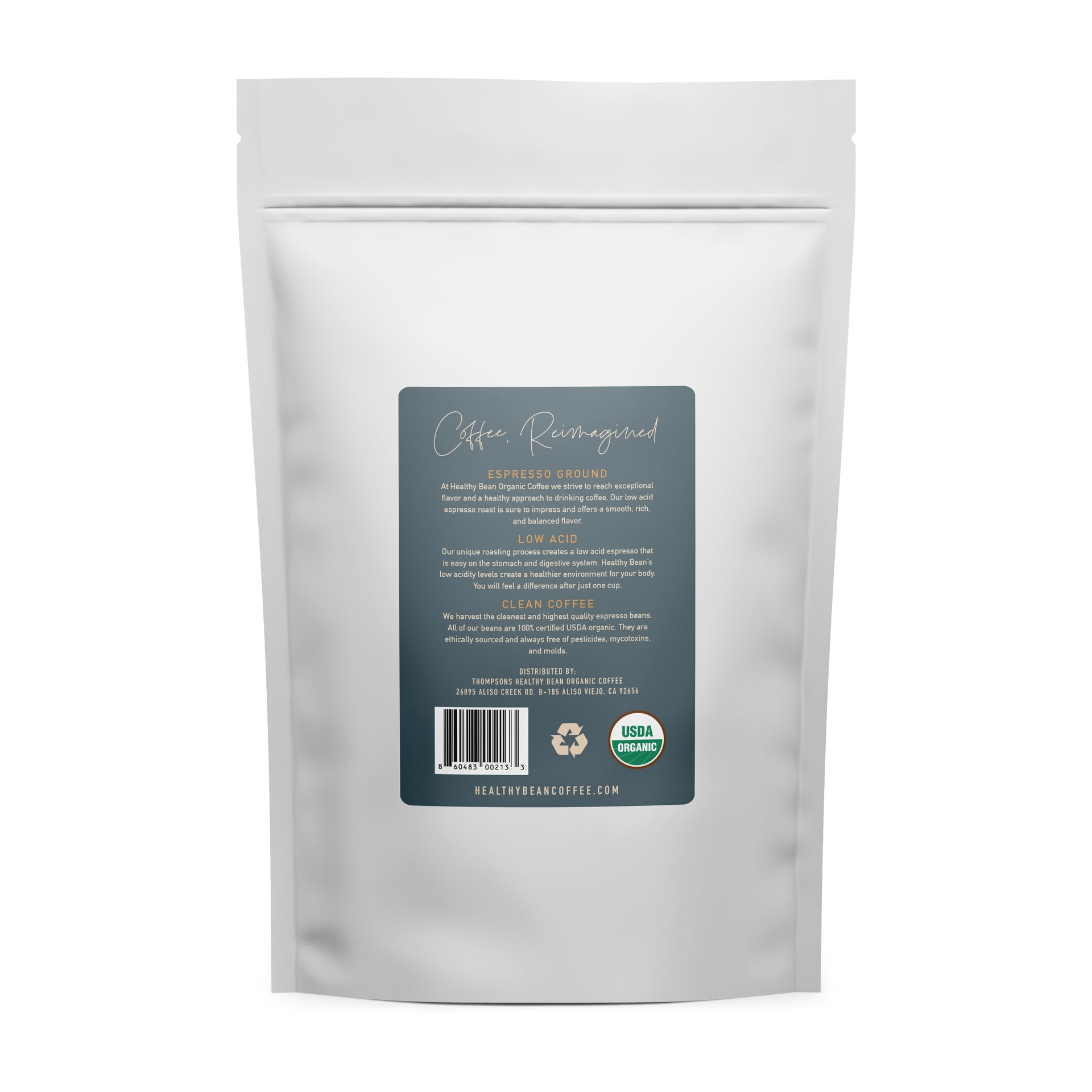 Healthy Bean | Espresso (Dark-Roast) Coffee