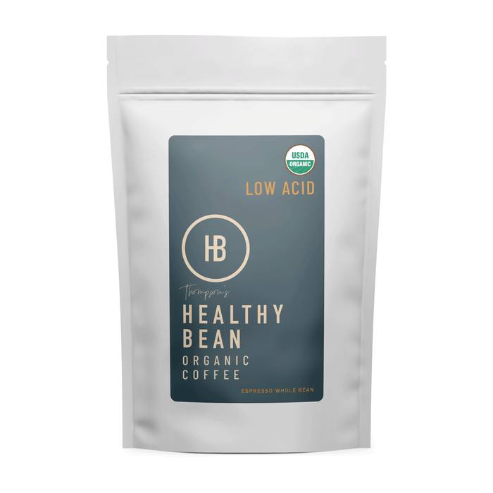 Healthy Bean Espresso | Organic Low Acid Dark Roast Coffee