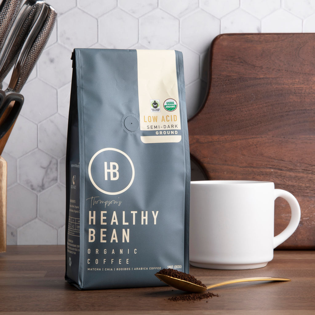 Krios Coffee Essentials Ground Coffee, Enhance Productivity & Health with Vitamin B-Complex and D3, Medium Roast, Smooth, 10 oz Bag